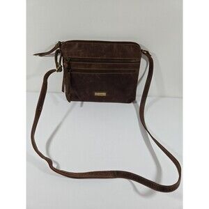 Valenchi‎ Genuine  Leather Crossbody Handbag Shoulder Bag Vintage Look